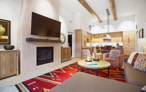 Home Exchange Taos Ski Valley, NM large television