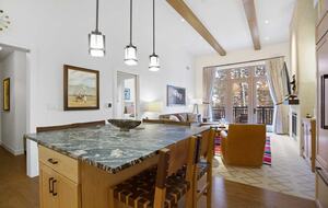 Home Exchange Taos Ski Valley, NM marble counters with seating