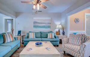 Home Exchange in Clearwater, FL triplex main house living room