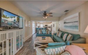 Home Exchange in Clearwater, FL triplex main house living room