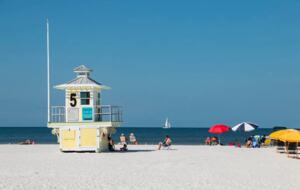 Home Exchange in Clearwater, FL triplex beach down the street