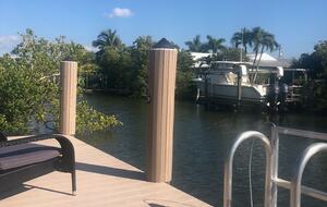 Home Exchange in Naples, FL dock on canal