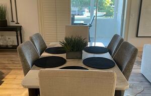 Home Exchange in Naples, FL dining space seating six