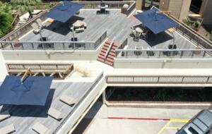 Deck for bird viewing