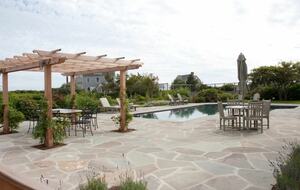 Lounge area by the pool