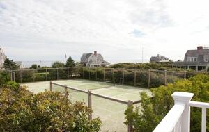 Private tennis court