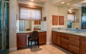 Spa-like master bathroom