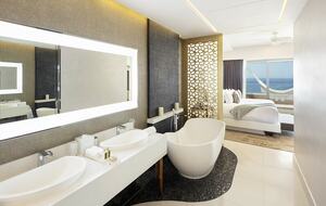 Home exchange in Los Cabos at Garza Blanca Resort, master dual vanity