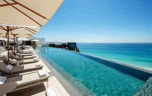 Home exchange in Los Cabos at Garza Blanca Resort, ocean view pool