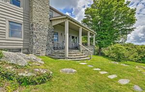 uninterrupted views of the Blue Ridge Mountains