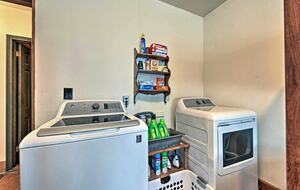 Laundry machines, detergent & cleaning supplies are provided