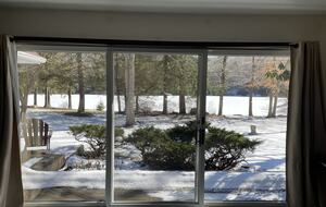 Home Exchange in Muncy Valley, PA, sliding glass doors out to yard