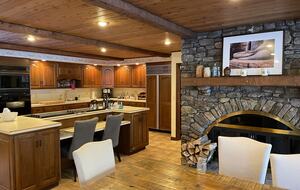 Home Exchange in Muncy Valley, PA, large kitchen with upgraded details