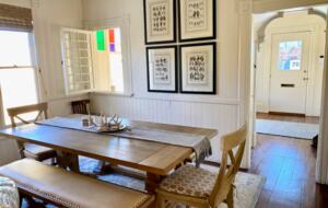 Home Exchange in Pacific Grove, CA, formal dining room with entry view
