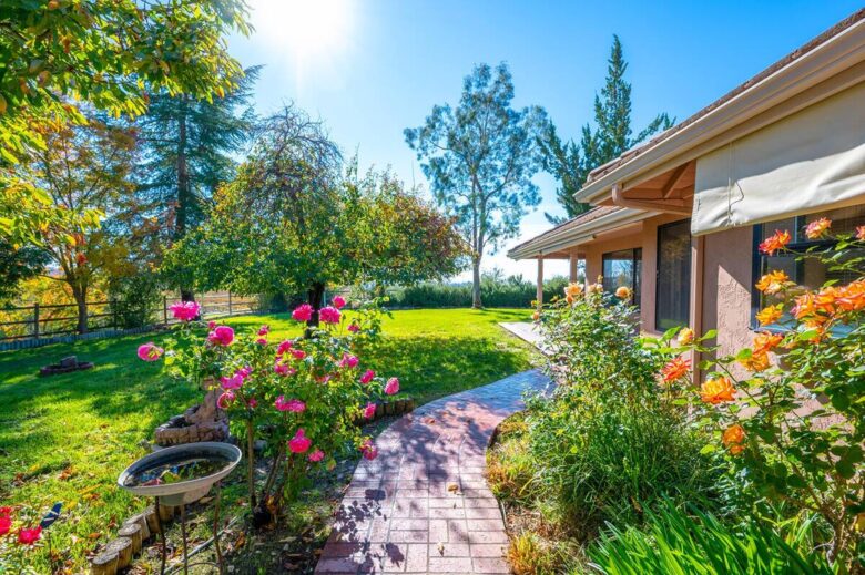 Home Exchange in San Miguel, CA incredible floral yard