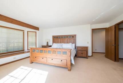 Home Exchange in San Miguel, CA master suite with king bed