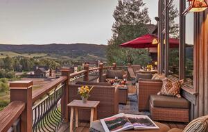 Home Exchange in Steamboat Springs, CO patio with a view