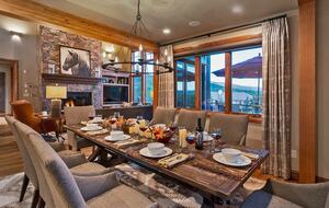 Home Exchange in Steamboat Springs, CO dining room with 8 seats