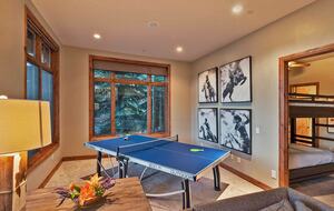 Home Exchange in Steamboat Springs, CO ping pong table on lower level