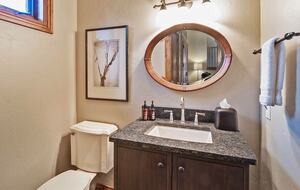 Home Exchange in Steamboat Springs, CO powder bathroom