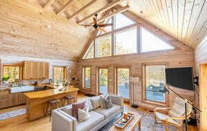 Home exchange in Fairview NC, main living area