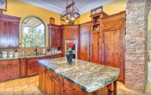 Chef's kitchen with island