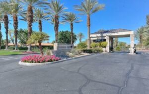 1 of 4 guard gated entrances to Mission Hills