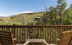 Home Exchange in Beaver Creek, CO, patio with mountain views