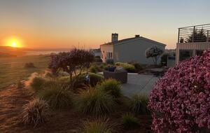 Sunset from backyard of home.
