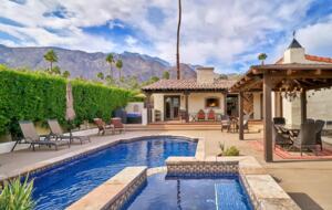 Home Exchange in Palm Springs, CA private pool and casita view