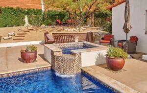 Home Exchange in Palm Springs, CA hot tub and large yard