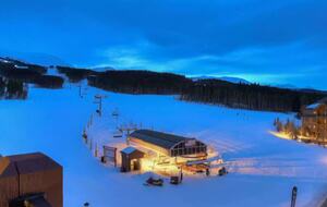Evening view from balcony