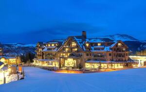 Night view from slope side
