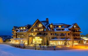 Night view from slope side