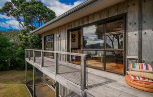 Home Exchange in Ferry Landing, Waikato, NZ patio into second living