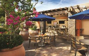 Home Exchange in Pam Desert, CA dining on property