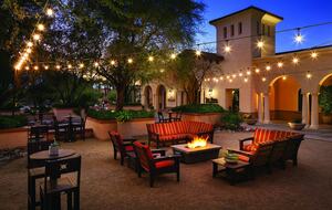 Home Exchange in Pam Desert, CA cozy night gathering