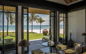 Ocean views from the living room