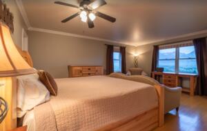 Master suite with views