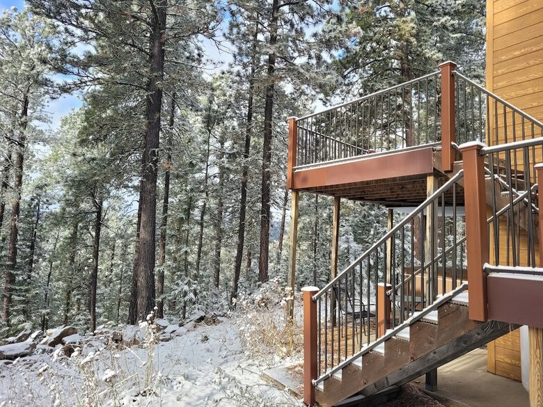 Home Exchange in Lead, SD patio stairs