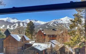 Beautiful mountain views from living room