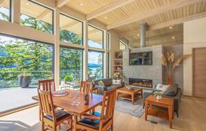 Open living area with gorgeous views