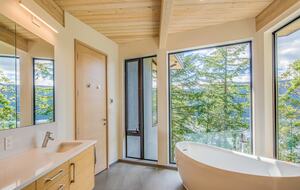 Spa-like master bathroom