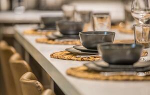 Home Exchange in Big Sky, Montana enjoy your meals in style