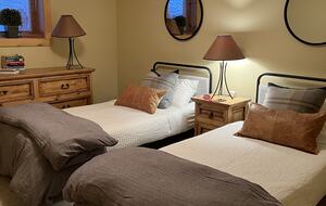 Basement - Two twin XL beds