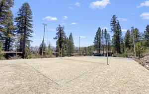 Condominium community summer-time sand volleyball court