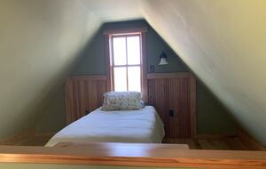 Attic with 2 twin beds
