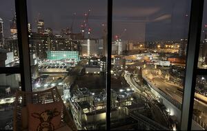 master bedroom night time view