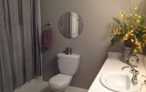 Second bedroom bathroom