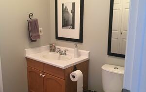 Powder room main floor